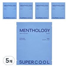 멘톨로지 슈퍼쿨 마스크팩, 5개입, 5개