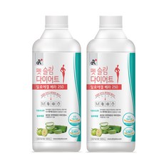 DulyAloe 藤黃果蘆薈凝膠原味倍孅飲, 1L, 2瓶