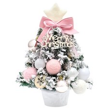 小麥購物 桌面聖誕樹套組 L084, 1組, 植絨粉