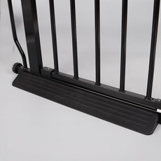 DING DONG PET 半自動寵物安全門塑膠三角底座, 黑色