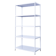 dayneeds 日需百備 極致工藝 烤漆層架組, 5層, 白色