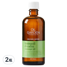 OiL GARDEN 澳悠園 靜謐之美按摩精萃油, 2瓶, 100ml