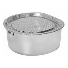 WAGENSTEIGER 不銹鋼洗碗桶8L+有孔托盤D型, 1組, 銀色