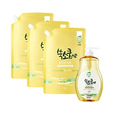 Ssooksoqum 荷葉洗潔精 750mL + 1.2L x 3p, 1組