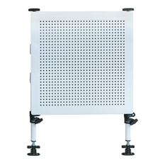 dayneeds 日需百備 桌上型烤漆收納架 頂天立地 廚房 附沖孔平面網 45x42 1片, 白色, 1個
