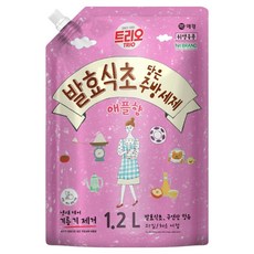 트리오 발효식초 담은 주방세제 애플향, 1.2L, 1개