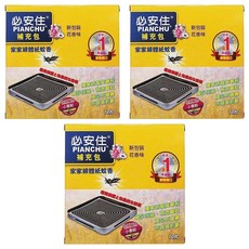 必安住 線體紙蚊香補充包, 新包裝, 花香味, 環境保護, 有效驅除小黑蚊, 50g, 3盒