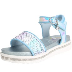 Spenkids 女孩亮片墊涼鞋 VKDW78S02