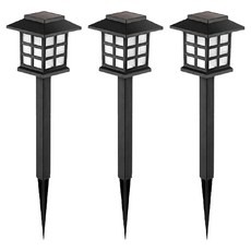 小麥購物 C152 太陽能草坪燈 120g 3個, 黃燈
