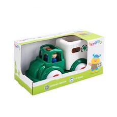 VIKINGTOYS 德克小馬車, 安全靜音輪胎, 食品級材料安全玩具, 25cm, Green, 1組