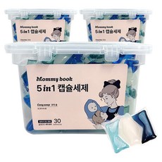 마미북 파워클린 초고농축 캡슐세제, 3개, 30개입