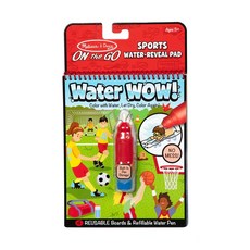 Melissa&Doug 瑪莉莎 旅遊樂 水畫冊, 運動, 1組