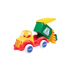 VIKINGTOYS Jumbo 資源回收車, 瑞典品牌 原裝進口 專為幼童設計 安全玩具, 36 x 17 x 23cm, 混合色, 1組