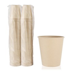 슈가랩 사탕수수 종이컵 190ml, 100개입, 1개