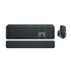 logitech 羅技 MX KEYS S COMBO 無線智能鍵盤滑鼠組, 石墨灰, 1組