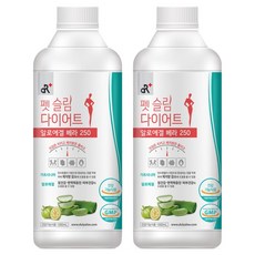 DulyAloe 藤黃果蘆薈凝膠原味倍孅飲, 1L, 2瓶