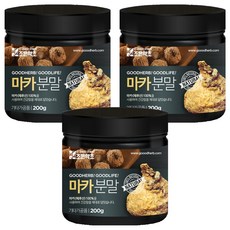 GOODHERB 瑪卡粉, 3罐, 200g