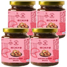 CHILISMAN 辣味豆哥 櫻花蝦拌醬, 240g, 4罐