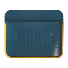 小麥購物 撞色雙層門後鞋架 L2193, 藍色 + 黃色, 1個