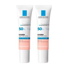 LA ROCHE POSAY 理膚寶水 台灣公司貨 全護清爽防曬BB霜 SPF50+ PA++++, 01 自然色, 30ml, 2條