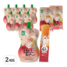 로지오가닉 유아 유산균 과일주스 방구소리방긋 80ml x 8p + 젤리 10g x 20p, 2세트