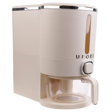 UFORU 按壓式米桶 5kg, 米色, 1個