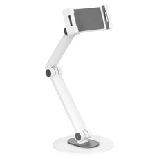 HAPPY TECH 快樂科技 鋁合金手機平板支架 PAD3202 4.7~12.9吋適用, 白色, 1個