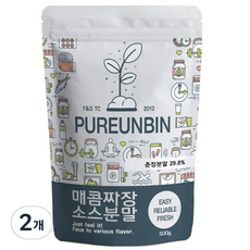 푸른빈 매콤 짜장 소스 분말, 500g, 2개