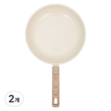 HOMEPOWE 電磁爐適用3T陶瓷平底鍋, 28cm, 2個