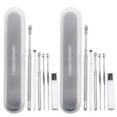 생활공식 스텐 귀청소 귀이개 6종 세트, 2세트