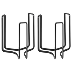 c005 日式廚房碗盤架 小號碗杯架 182g, 黑色, 2個