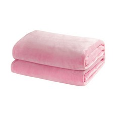 SHADOW HOUSE 法蘭絨毯 200 x 150cm 玫瑰粉色 親膚柔軟 居家保暖