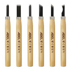 ABEL 力大牌 02017 職人雕刻刀, 6支