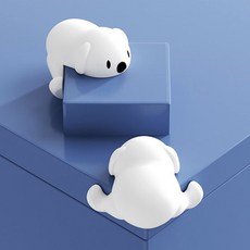 狗狗造型桌角防撞保護套, 白色, 8個