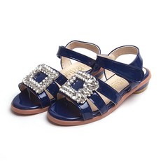 BEBEMARU 女童方頭羅馬涼鞋 0939