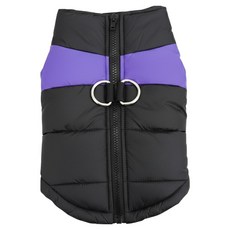 捷華 寵物防寒羽絨衣, 紫色, 1件