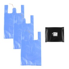 Musangpyo 塑膠提袋 天空藍, 6L, 3個