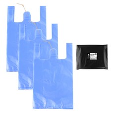 Musangpyo 塑膠提袋 天空藍, 10L, 3個