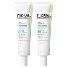 피지오겔 시카밸런스 포어 솔루션 썬스크린 SPF50+ PA++++, 30ml, 2개