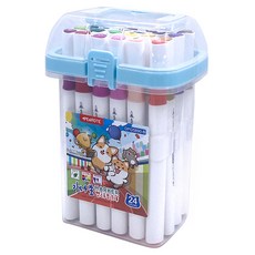 PENROTE 筆樂 柴語錄 水性雙頭麥克筆, 藍色, 1盒