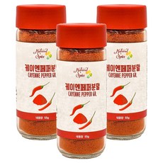 내츄럴스파이스 케이엔페퍼분말, 55g, 3개