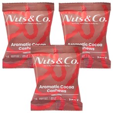 Nuts&Co. 堅果之間 天然輕調味 花椒可可腰果, 25g, 3包