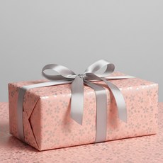 Hello Ningning 櫻花捲筒包裝紙 53cm x 20m, 粉紅色, 1個