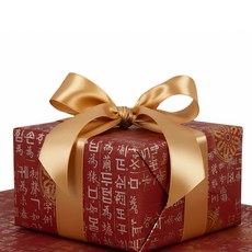 Hello Ningning 訓民正音捲筒包裝紙 53cm x 10m, 紫色, 1個