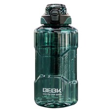 BEBK 北氪 美國進口 Tritan 一鍵彈蓋大容量運動水壺, 1.5L, 1個, 綠色