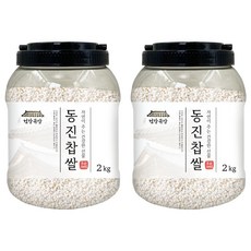 건강곡간 동진 찹쌀, 2kg, 2개