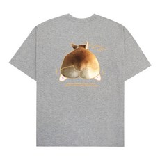 제이비패션 웰시코기 오버핏 반팔 티셔츠