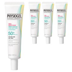 피지오겔 시카밸런스 포어 솔루션 썬스크린 SPF50+ PA++++, 30ml, 4개