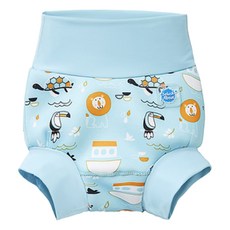 Splash About Happy Nappy 3D游泳尿布褲 方舟歷險記，皮料厚度1MM，防止便便外漏, XL, 1件