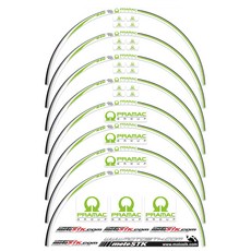 모토스티커 휠스티커 프라막, 그린, 1세트